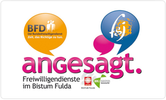 Logo angesagt. - Freiwilligendienste im Bistum Fulda 